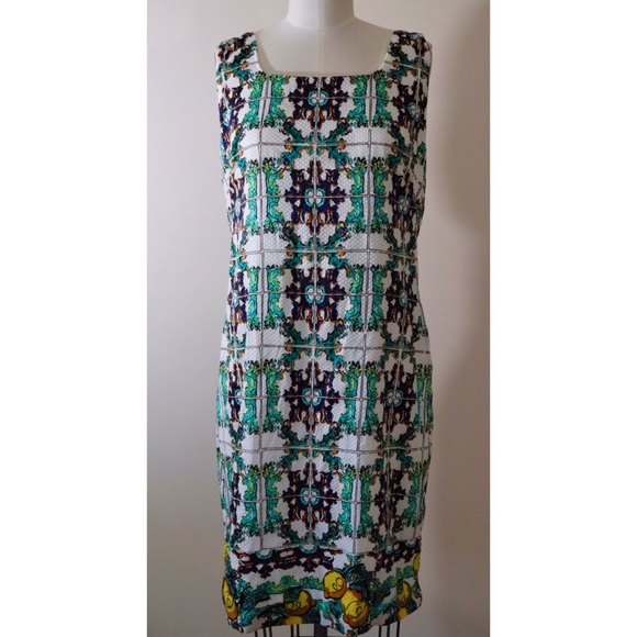 The Limited Dresses & Skirts - ❤️ The Limited textured print sheath dress, Sz 14